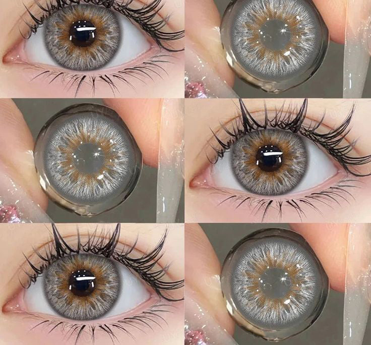 Lentes de contacto de color gris Fiesta